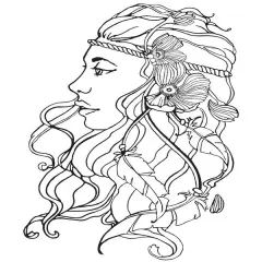 Prima Bloom Cling Rubber Stamps, 8"x6" 655350980184