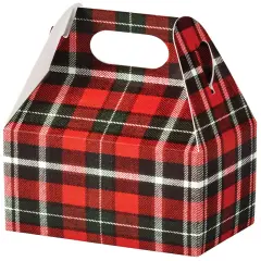 Christmas Plaid Gable Box
