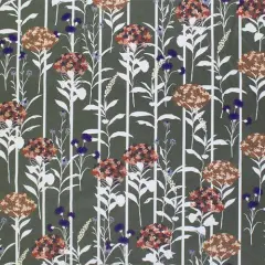 1 Yard Autumn Silhouettes Printed Spandex Fabric