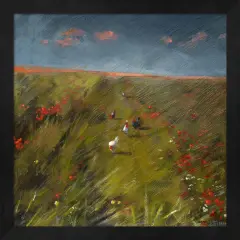 The Long Walk Home by Lisa Timmerman 13" x 13" Framed Wall Art