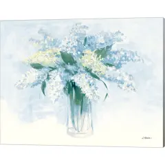 Contemporary Lilac Blue by Carol Rowan 20" x 16" Canvas Wall Art