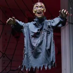 30&rdquo; Halloween Decoration Outdoor Hanging Zombie, Plastic Creepy Ghost