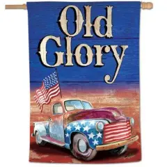 Old Glory Patriotic Pickup Truck Banner Flag