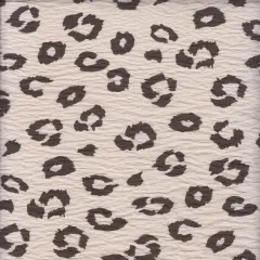 1 Yard Airflow Animal Print Fabric, 57&Prime; Wide Viscose Nylon Blend TAUPE/BROWN