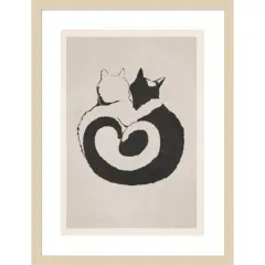 Iso A3 Print By Bohonewart 3 by Emel Tunaboylu Wood Framed Wall Art Print