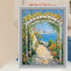 Modern Silver Metal Brushed Picture Frame 32x48 frame