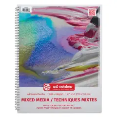 Talens Art Creations Mixed Media Pad - 11" x 14", 98 lb, 40 Sheets