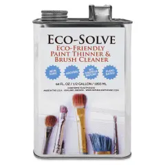 Natural Earth Paint Eco-Solve Paint Thinner - 64 oz, Aluminum Bottle