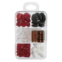 John Bead Czech Glass Bead Recipe Box - Black Forest Cake