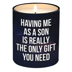 Mothers Gifts for Mom from Son, Mothers Day Gifts from Son - Gifts for Dad from Son for Fathers Day - Dad Gifts, Mom Gifts from Son - Birthday Gifts for Mom, Dad Birthday Gifts Candle 10Oz