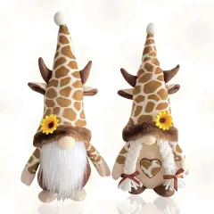 2PCS Giraffe Gnomes Plush Decorations