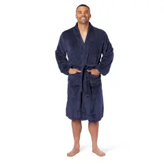 Northwest Silk Touch L/XL Robe Patriot Blue 26&times;47 Inches