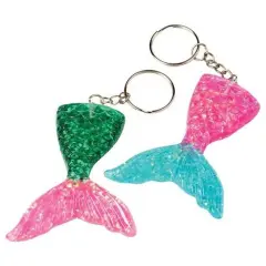 Mermaid Tail Keychains 8 Pc Include 8 Units
