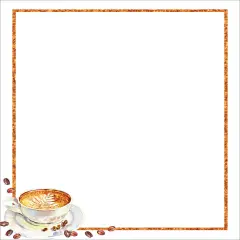 Great Papers! Latte Coffee Beans Letterhead, for Invitations, Announcements and Personal Messages, Printer Friendly 8.5&rdquo;x11&rdquo;, 50 Pack