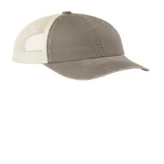 Port Authority&reg; Beach Wash Mesh Back Cap Taupe/ Stone