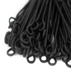 The Bead Chest Midnight Brass 21 Gauge 1 Inch Eye Pins (Approx 100 pieces)