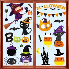 Halloween Cute Window Clings