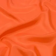 1 Yard Silk Habotai in Burnt Orange Premium Lightweight China Silk 44 Inches Width