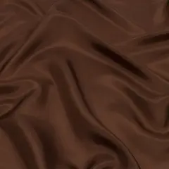 1 Yard Chocolate China Silk Habotai Silk Premium Lightweight Fabric 44 Inches Width