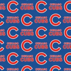 Licensed MLB Chicago Cubs Cotton 6635-B Fabric by the Yard