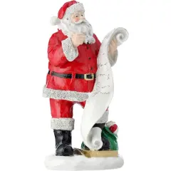 10" Santa Checking His List Twice