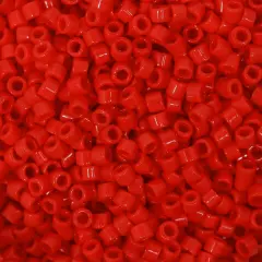 Miyuki Delica Seed Beads 11/0"Opaque Dark Cranberry Db723 7.2 Gr