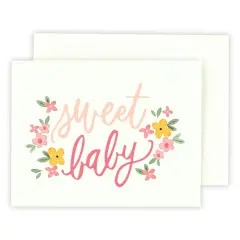 Echo Park Greeting Card 1/Pkg-Sweet Baby