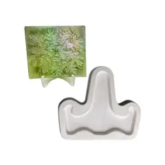 11" x 9.5" x 1.5" Large Easel Display Stand Glass Fusing Kiln Mold