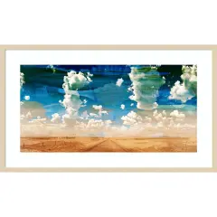 Country Road by Sisa Jasper Wood Framed Wall Art Print