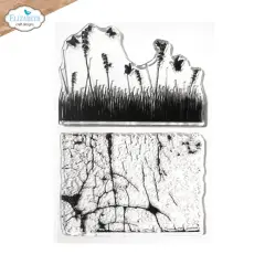 Elizabeth Craft Clear Stamps-Cracked Fields
