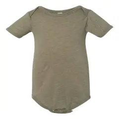 BELLA + CANVAS&reg; Infant Triblend Short Sleeve One Piece Olive Triblend