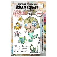 AALL And Create A7 Photopolymer Clear Stamp Set-Emily's Splash
