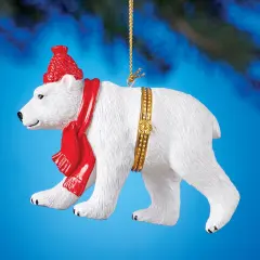 Collections Etc Hand-Painted Joyful Animals Trinket Ornament