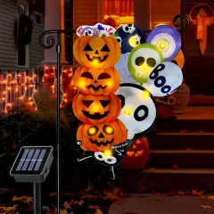 3D Lighted Halloween Garden Flag