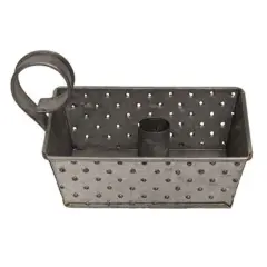 Galvanized Metal Grater Taper Holder