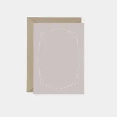 Geowire Blush Vertical Note Cards