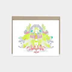 Rorschach India Ink Card