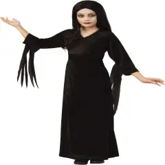 Rubies Girl's Addams Family Animated Movie Morticia Costume, Small 4-6