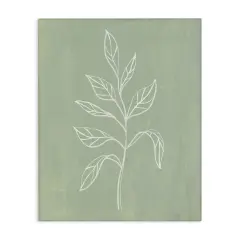 Stupell Industries Drooping Plant Leaves Canvas Wall Art Design by Patricia Pinto