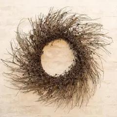 Pip Twig Berries Wreath Grey