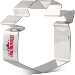 Gift Box Present Cookie Cutter 3.1" Wide x 3.2" Tall x 1" Deep Stainless Steel