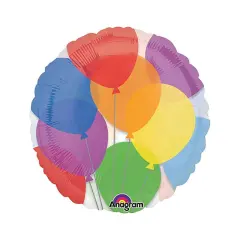 Anagram&reg; 18 Inch Round Balloons Foil Mylar Balloon