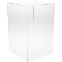 Plymor Clear Acrylic Display Case, 9" W x 9" D x 14" H No Base
