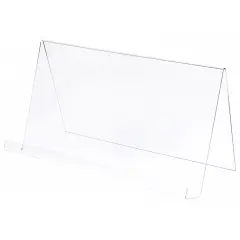 Plymor Clear Acrylic Book Display Easel with 1.75" Ledge With Lip