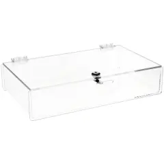 Plymor Clear Acrylic Locking Countertop Display Case