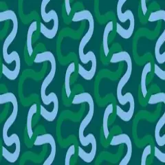 Groove Horizon Tangled Multi Green Cotton Wideback Fabric Per Yard