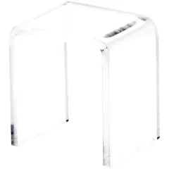 Plymor Clear Acrylic Vertical Square Display Riser, 1.5" H x 1.38" W x 1" D (3/32" thick)