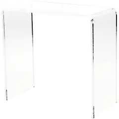 Plymor Clear Acrylic Vertical Rectangular Display Riser