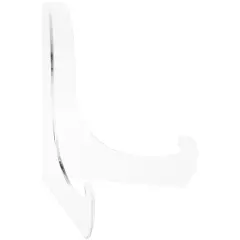 Plymor Clear Acrylic 60-Degree Angle Easel With Deep Support Ledges, 12" H x 10.625" W x 8.75" D