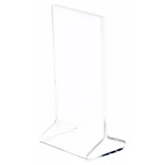Plymor Clear Acrylic Sign Display / Literature Holder (Top-Load), 3" W x 5" H